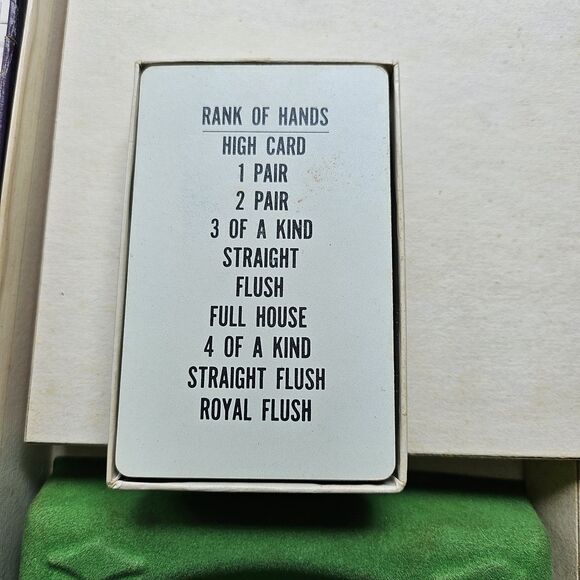 Vintage 1967 Milton Bradley Board Game Strategy Poker Complete with all parts - Picture 5 of 6